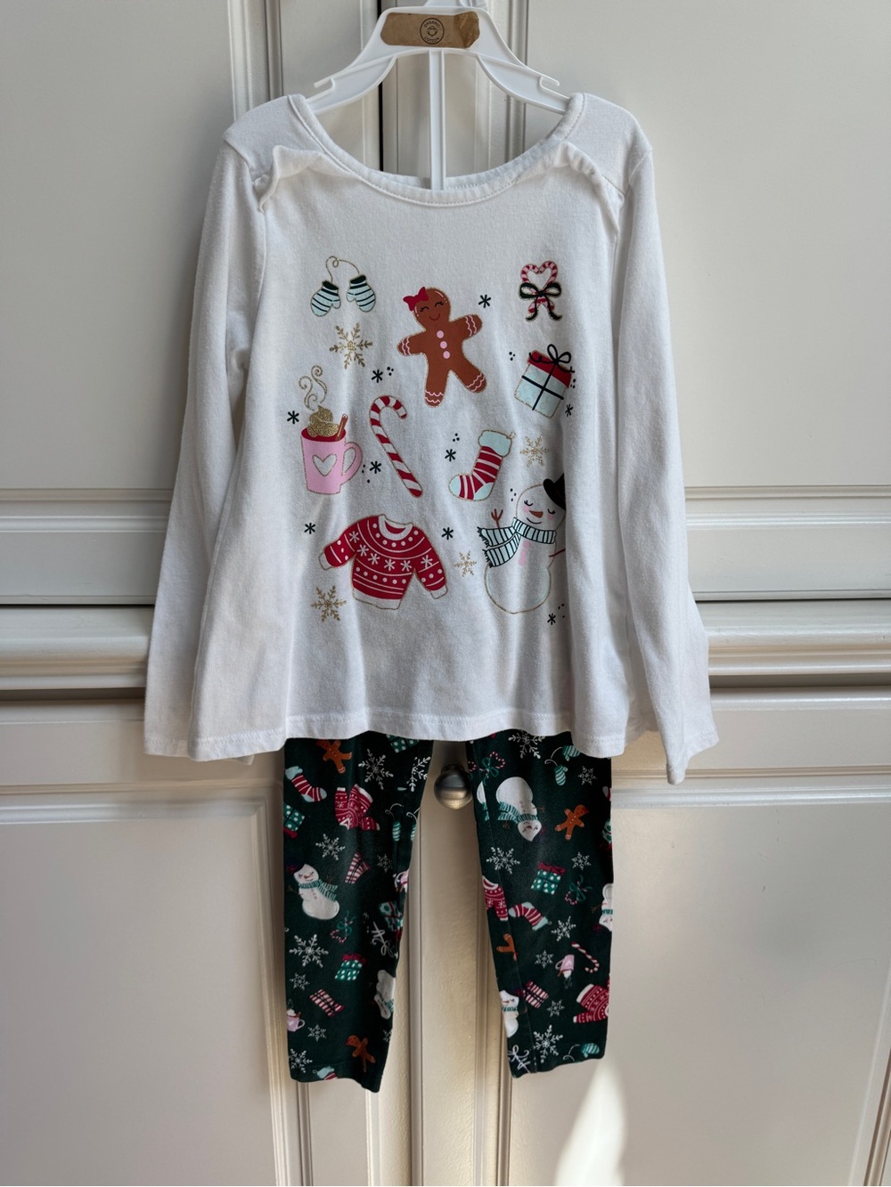 Children’s Place ~ Christmas Set ~ LS Top and Leggings ~ Girls 4T